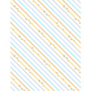 Baby's Adventure - Diagonal Stripe - White