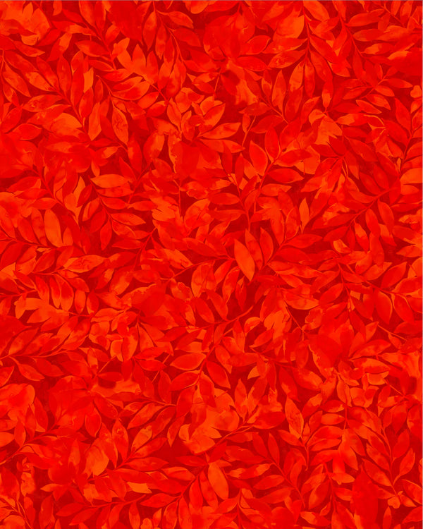 Nature's Palette - Tonal Leaf - Red