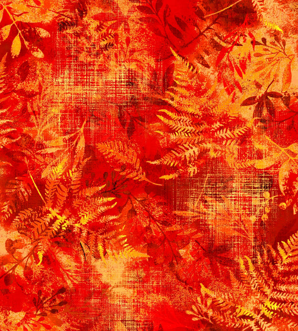 Fall Classic - Leaf Etching - Orange