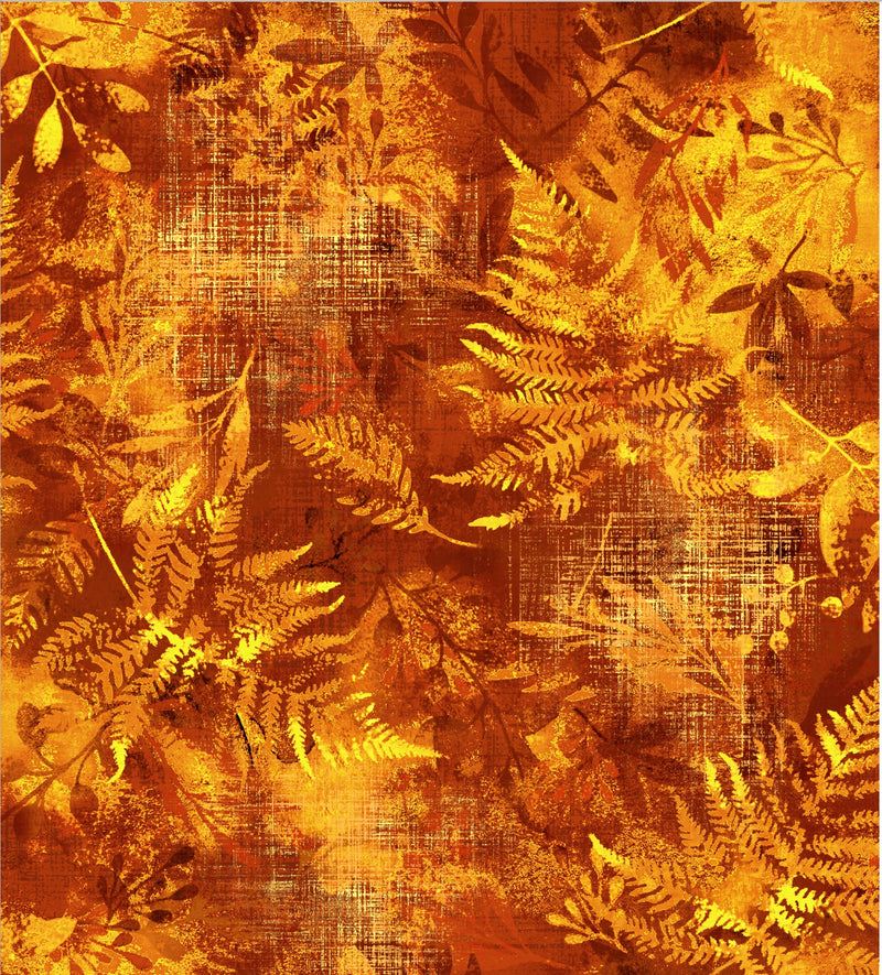 Fall Classic - Leaf Etching - Brown