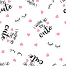 Nursery Flannel - I Woke Up This Cute