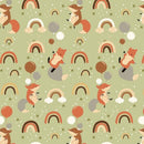 Fantastic Flannel - Foxes & Rainbows