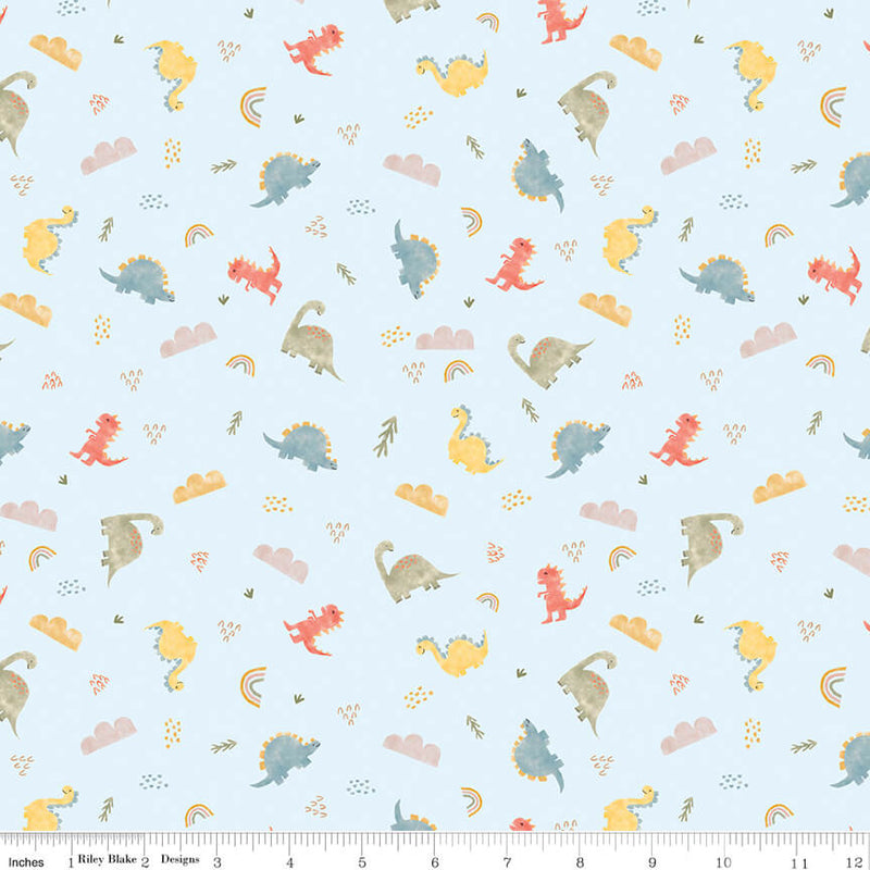 Flannel Dinos - Main - Sky