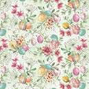 Easter Wishes - Flowers & Eggs - Light Green