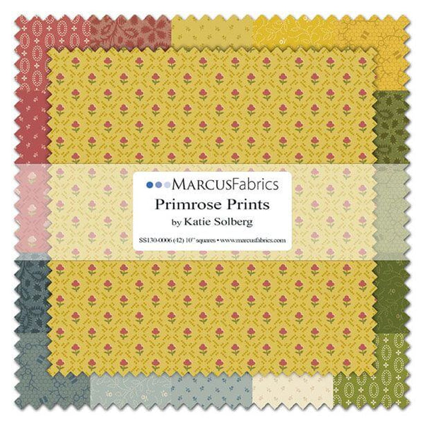 Primrose Prints by Marcus Fabrics - 10x10 Layer Cake (42 Cuts)