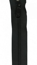 24" Handbag Zipper, Black