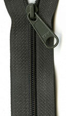 24" Handbag Zipper, Slate Gray
