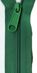 24" Handbag Zipper, Jewel Green