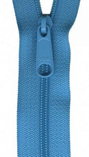 24" Handbag Zipper, Parrot Blue