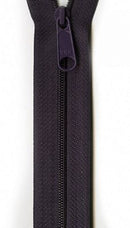 24" Handbag Zipper, Eggplant