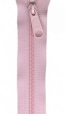 24" Handbag Zipper, Pale Pink