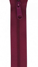 24" Handbag Zipper, Wild Plum