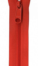 24" Handbag Zipper, Tangerine