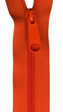 24" Handbag Zipper, Pumpkin