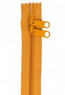 30" Double-Slide Handbag Zipper, Gold