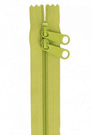 30" Double-Slide Handbag Zipper, Apple Green