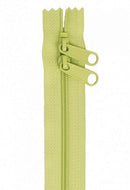 40" Double-Slide Handbag Zipper, Chartreuse