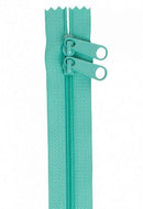 40" Double-Slide Handbag Zipper, Turquoise