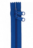 40" Double-Slide Handbag Zipper, Blastoff Blue