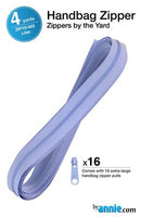 Zippers by the Yard, Lilac, 4 Yards