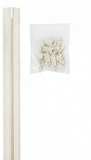 Zippers by the Yard, White, 4 Yards