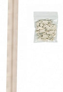 Zippers by the Yard, Ivory, 4 Yards