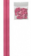 Zippers by the Yard, Raspberry, 4 Yards