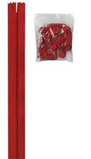 Zippers by the Yard, Atom Red, 4 Yards