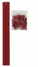 Zippers by the Yard, Hot Red, 4 Yards