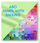 ABC Hidden Pictures Minky Quilt Panel