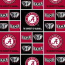 Alabama Crimson Tide - Geometric Boxes (3-Yard Pack)