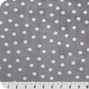 Dots Cuddle Graphite Alotta 58" - 60" Fabric per yard