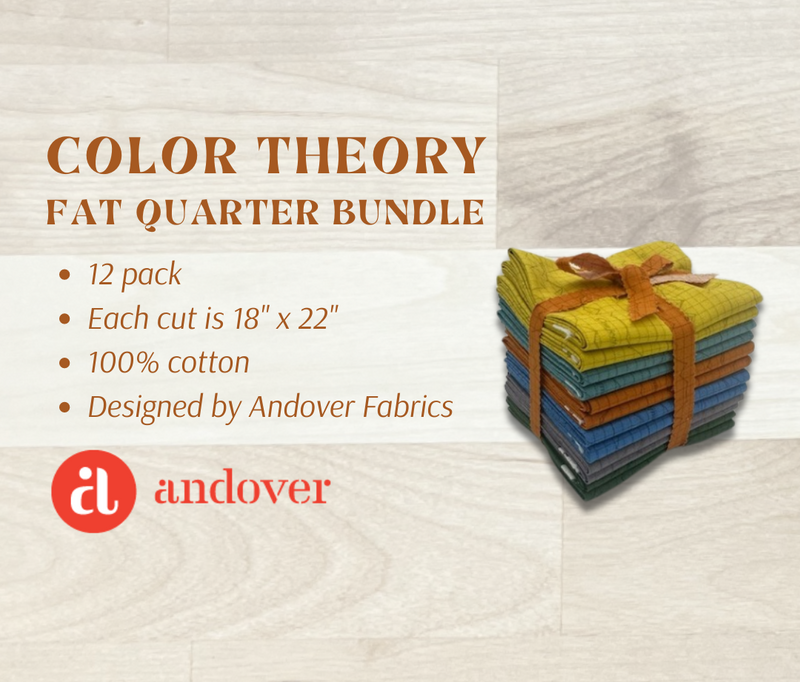 Color Theory - Andover Fabrics - Fat Quarter Bundle - 12 pack