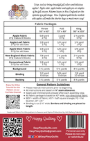 Apple Butter Days Quilt Pattern