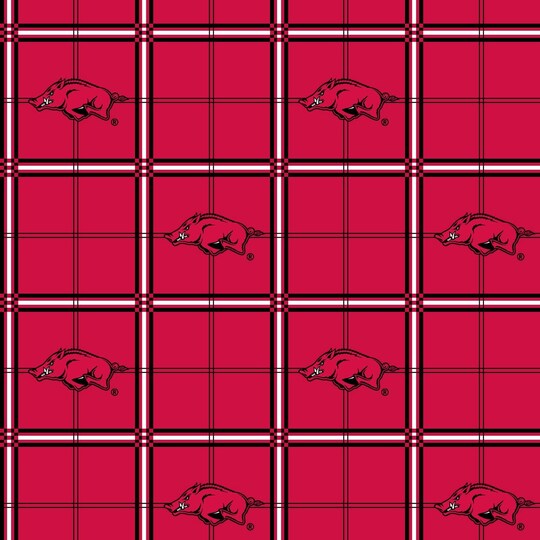 Arkansas Razorbacks - Flannel Plaid