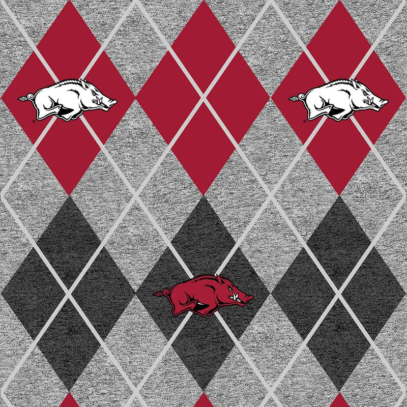 Arkansas Razorbacks - Fleece - Heather Argyle