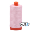 Aurifil 50wt Mako Cotton Thread - Pale Pink