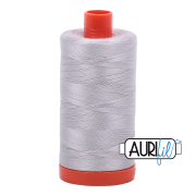 Aurifil 50wt Mako Cotton Thread - Aluminium #2615