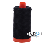 Aurifil 50wt Mako Cotton Thread - Black #2692