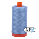 Aurifil 50wt Mako Cotton Thread - Light Delft Blue