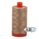 Aurifil 50wt Mako Cotton Thread - Blonde Beige