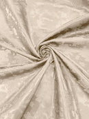 Big Rose Jacquard Satin 58" Wide