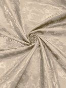 Big Rose Jacquard Satin 58" Wide