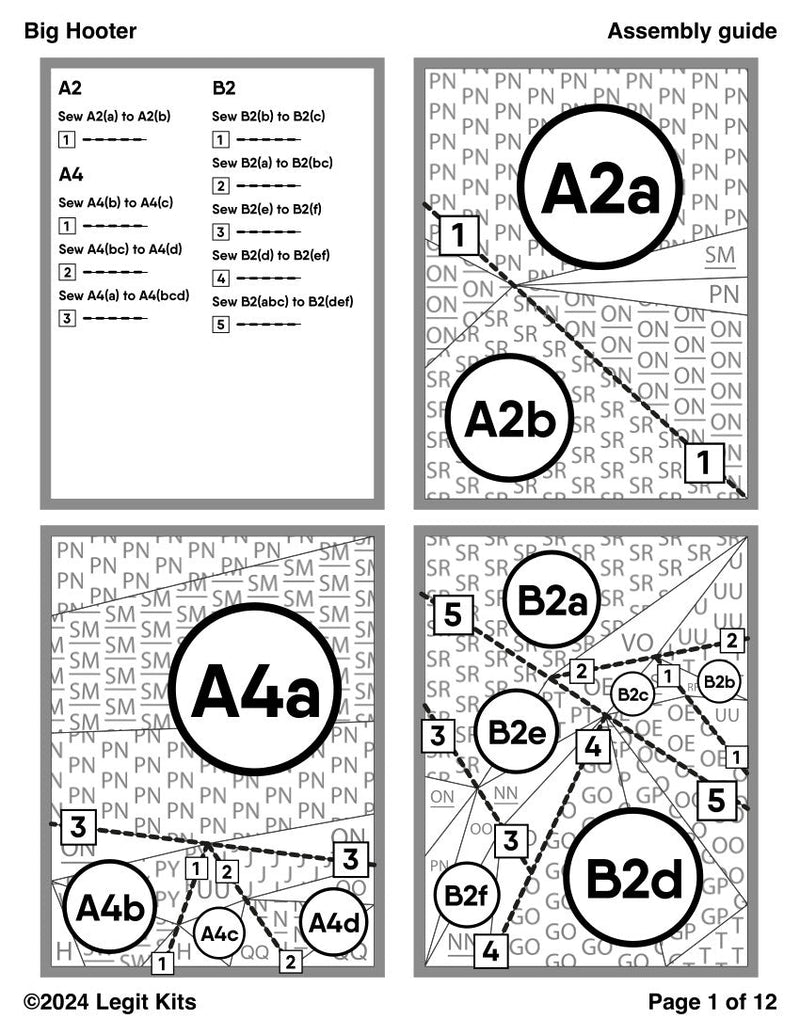 Big Hooter Quilt Kit