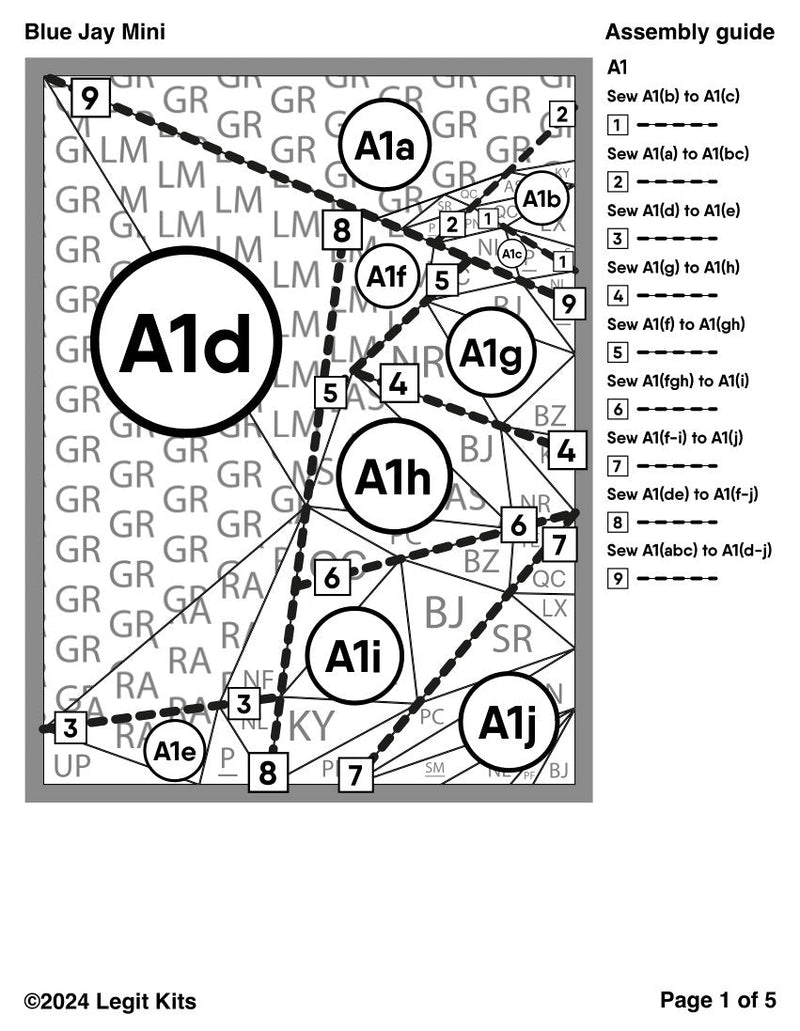 Blue Jay Mini Pattern