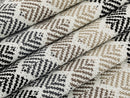 Black Chevron Upholstery Fabrics - Outdoor & Indoor