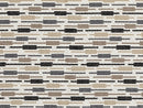 Black Striped Upholstery Fabric - Outdoor & Indoor