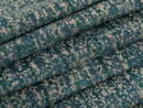 Blue Textured Upholstery Fabric - Woven & Striped