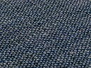 Blue Linen Look Upholstery Fabric - Woven & Heavy