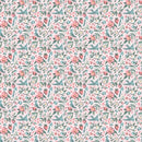 Granny's Sewing Room - Bluebirds & Berries - Pink